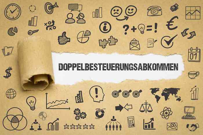 Schriftzug Doppelbesteuerungsabkommen - © magele-picture - stock.adobe.com